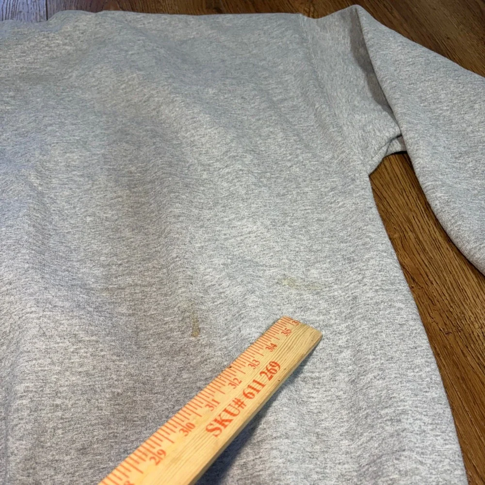 USA Olympics Sweatshirt Mens XL Gray Crewneck Gildan Heavy Blend American Flag - Picture 7 of 11